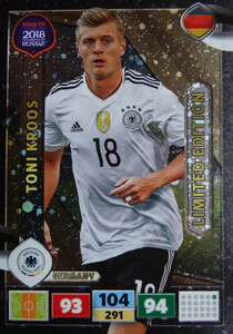 ROAD TO RUSSIA 2018 LIMITED Toni Kroos