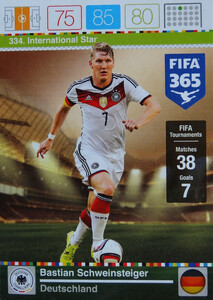 2016 FIFA 365 INTERNATIONAL STAR Bastian Schweinsteiger #334