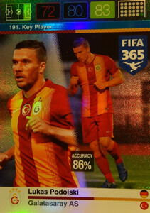 2016 FIFA 365 KEY PLAYER Lukas Podolski #191
