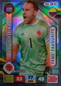 ROAD TO RUSSIA 2018 FANS FAVOURITE KOLUMBIA  OSPINA 05
