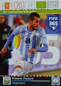 2016 FIFA 365 INTERNATIONAL RISING STAR Roberto Pereyra #357