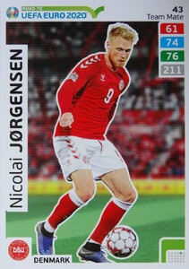 ROAD TO EURO 2020 TEAM MATE  Nicolai Jørgensen 43