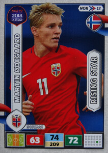 ROAD TO RUSSIA 2018 RISING STAR NORWEGIA ODEGAARD 12