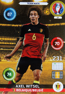 EURO 2016 TEAM MATE Axel Witsel #37
