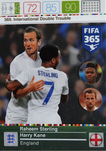 2016 FIFA 365 INTERNATIONAL DOUBLE TROUBLE Sterling/ Kane #369