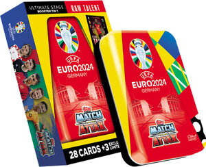 Official cards Topps EURO 2024 Mini Tin Raw Talent